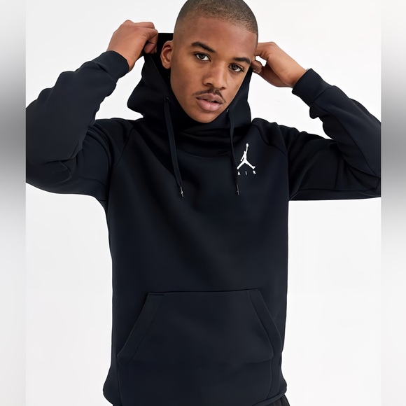 Air Jordan Jumpman Hoodie in Black Cotton Size XL - Picture 1 of 7